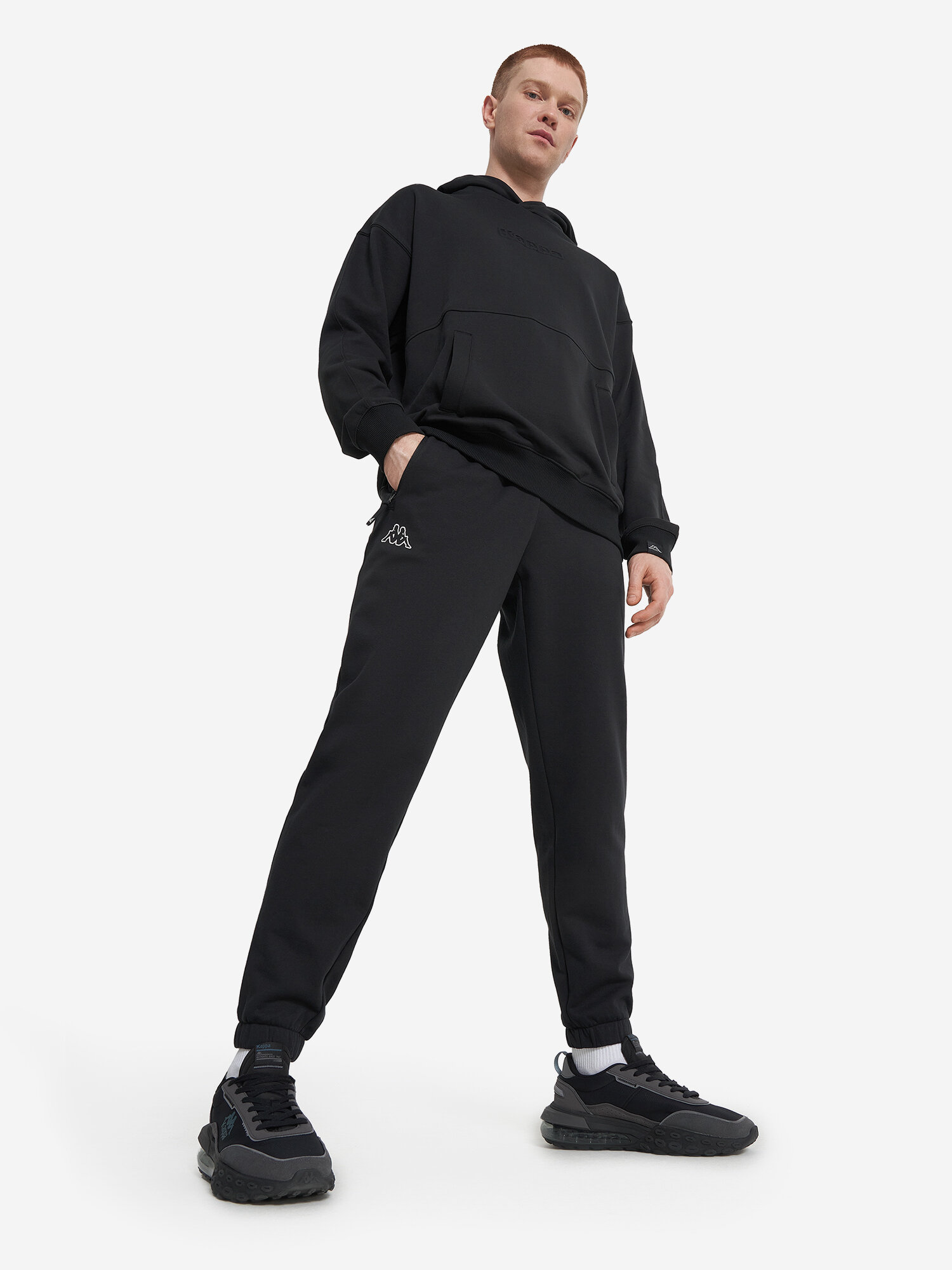 Брюки Kappa, размер 52-54, черный — фото 1