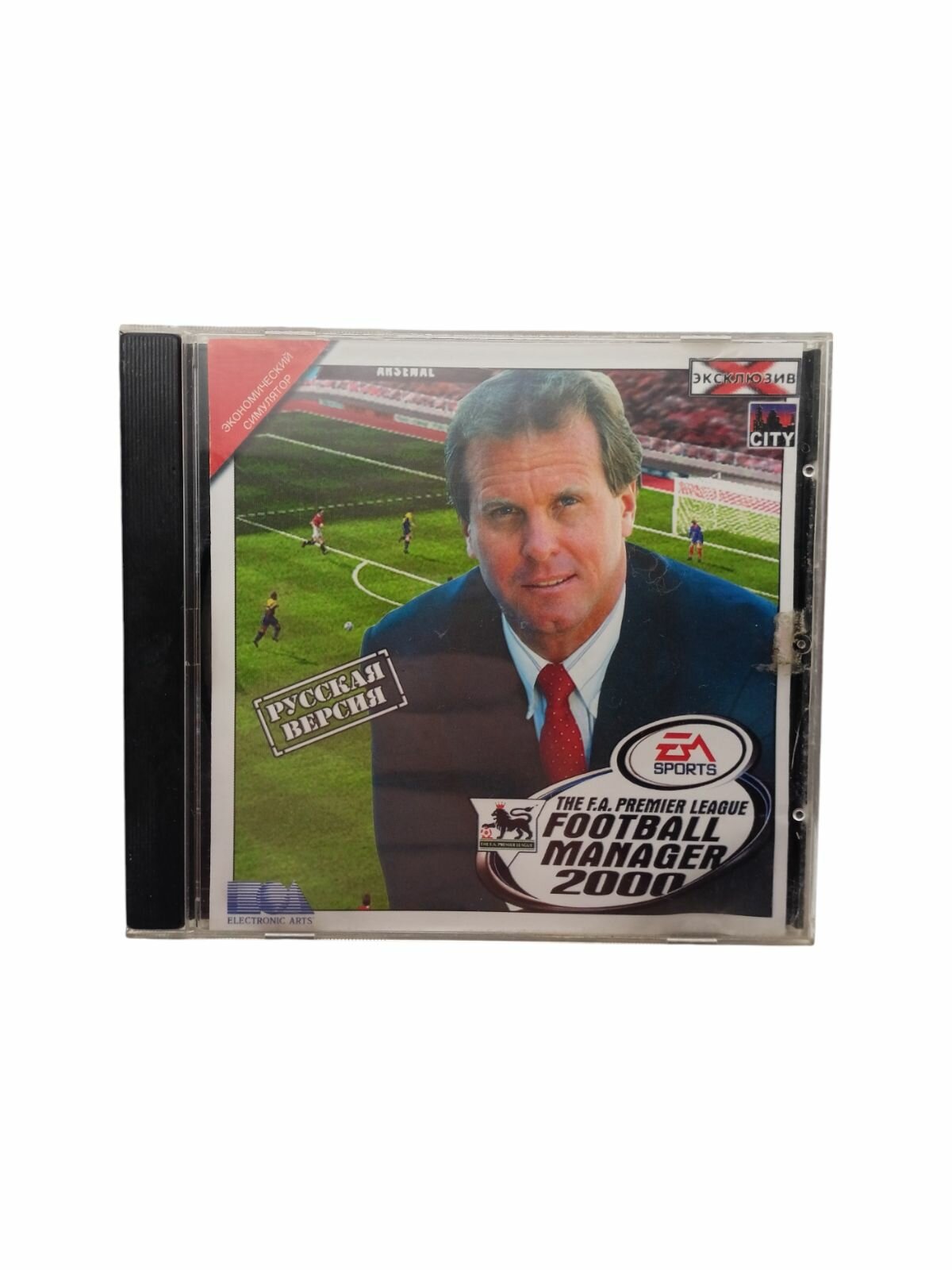 Винтажная компьютерная игра Football manager 2000, год выпуска 2000