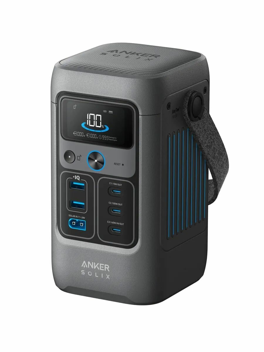 Anker SOLIX C200 DC Station – 60 000 mAh, до 200 W Мощный Портативный Аккумулятор