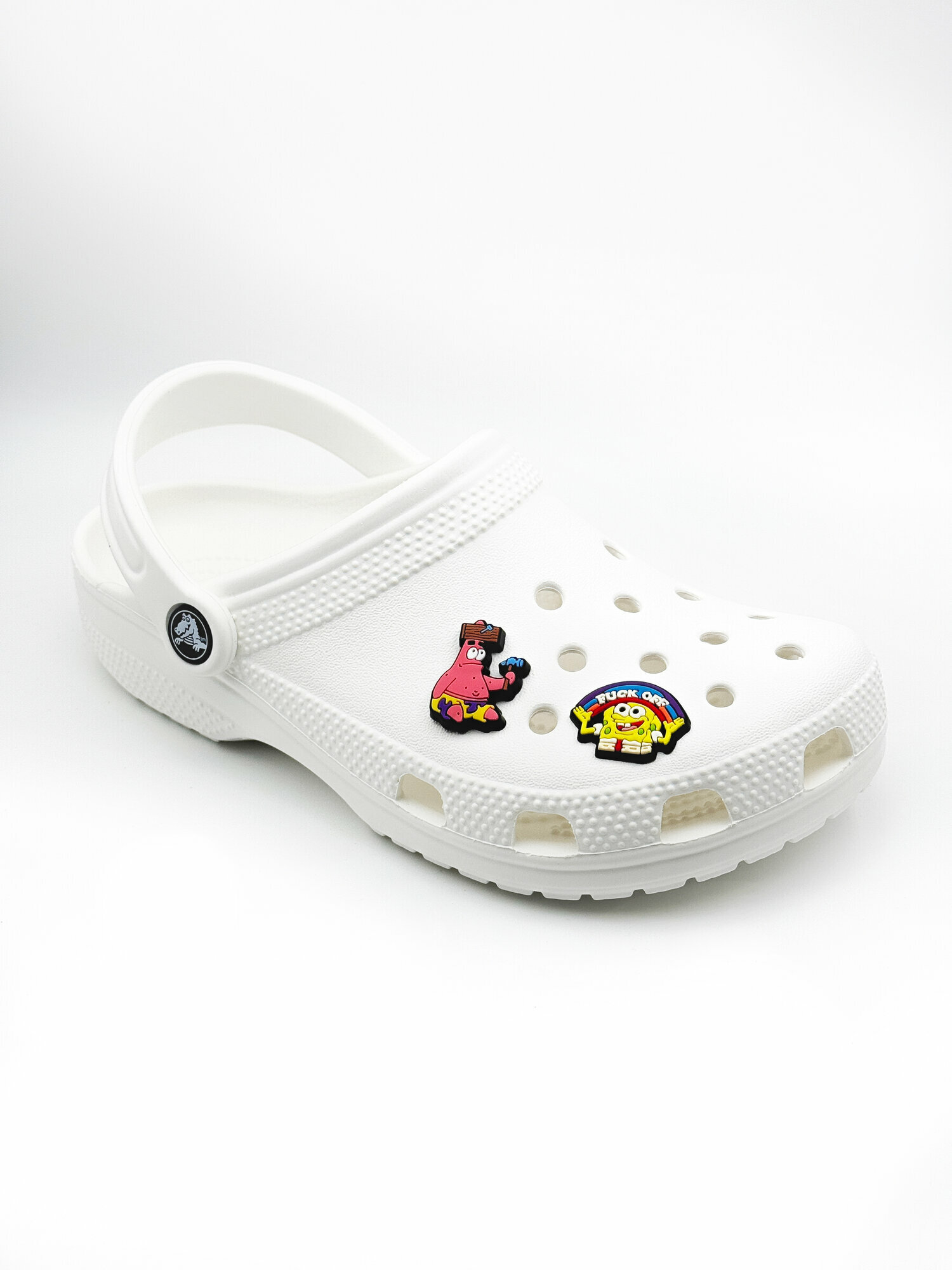 Украшения для обуви джибики("Спанч Боб", "Мемы", "Мультсериалы"), Джибитсы(2 штуки) — фото 1