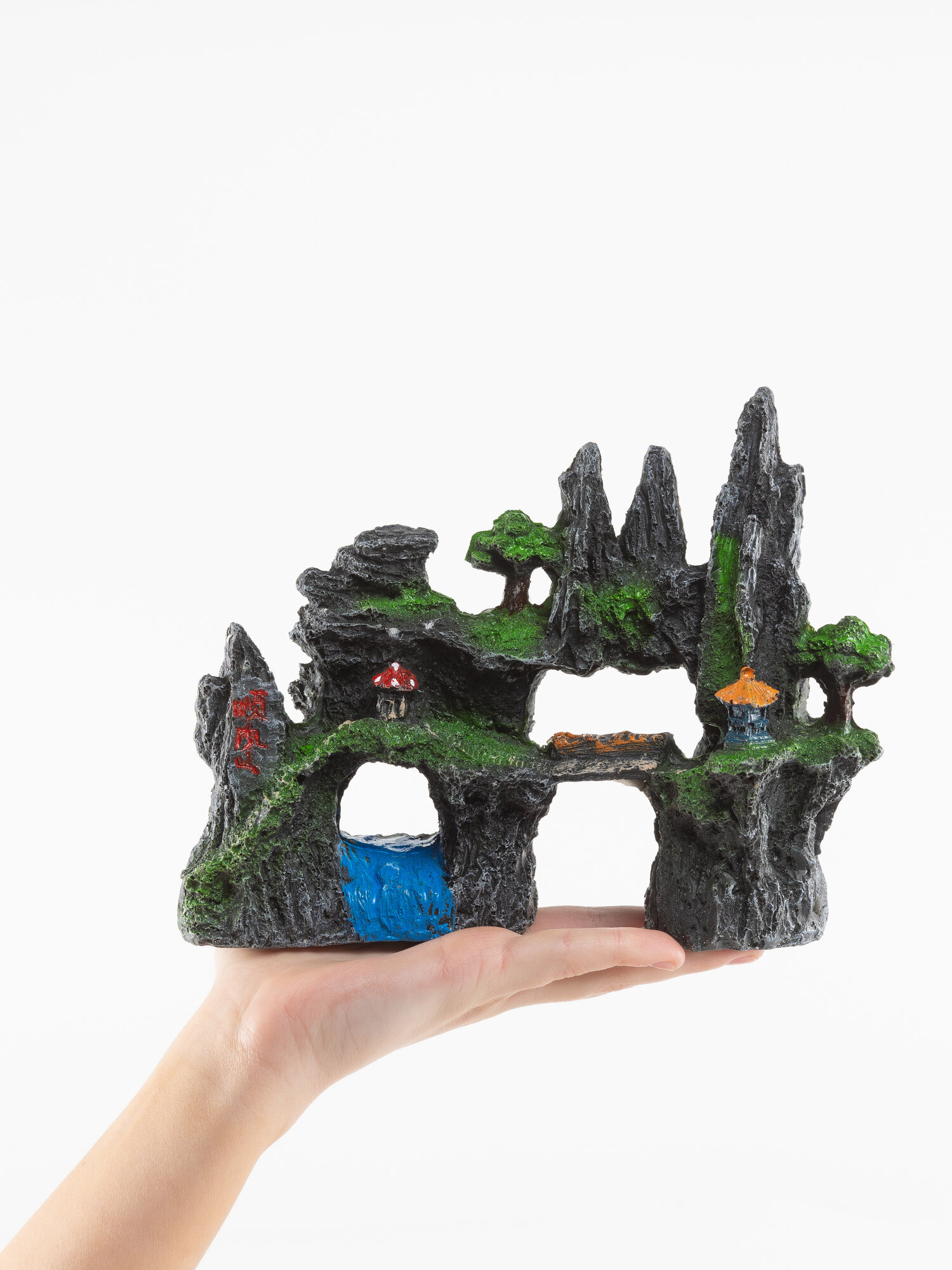 Декорация для аквариума и террариума Японский сад, грот для рыбок, D'Mari — фото 1