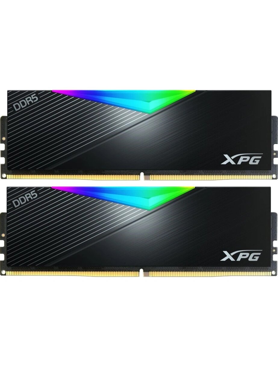 Оперативная память A-Data XPG Lancer DDR5 - 2x 16GB, 6400 МГц, DIMM, CL32, RTL (ax5u6400c3216g-dclarbk)