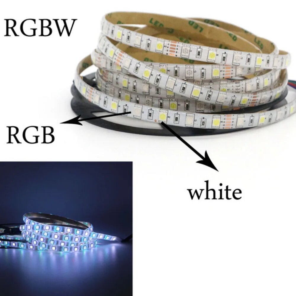 RGB Светодиодная лента Viktorovna 5 м Белый rgbw non waterproof 5 м
