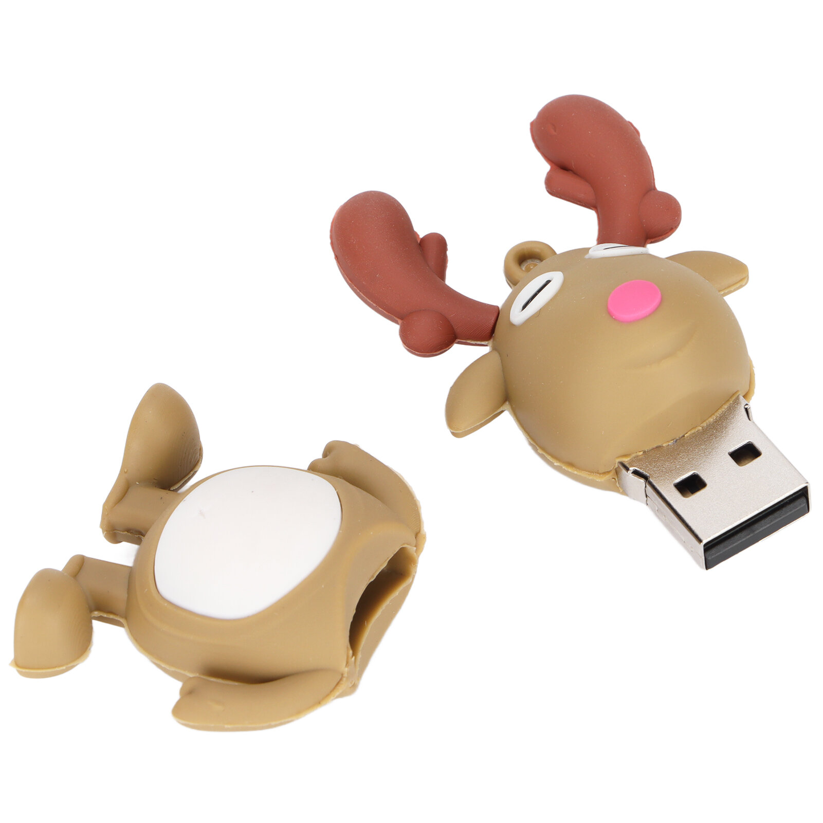 USB-накопитель Легкий портативный безопасный надежный изысканный рождественский USB-накопитель из ПВХ