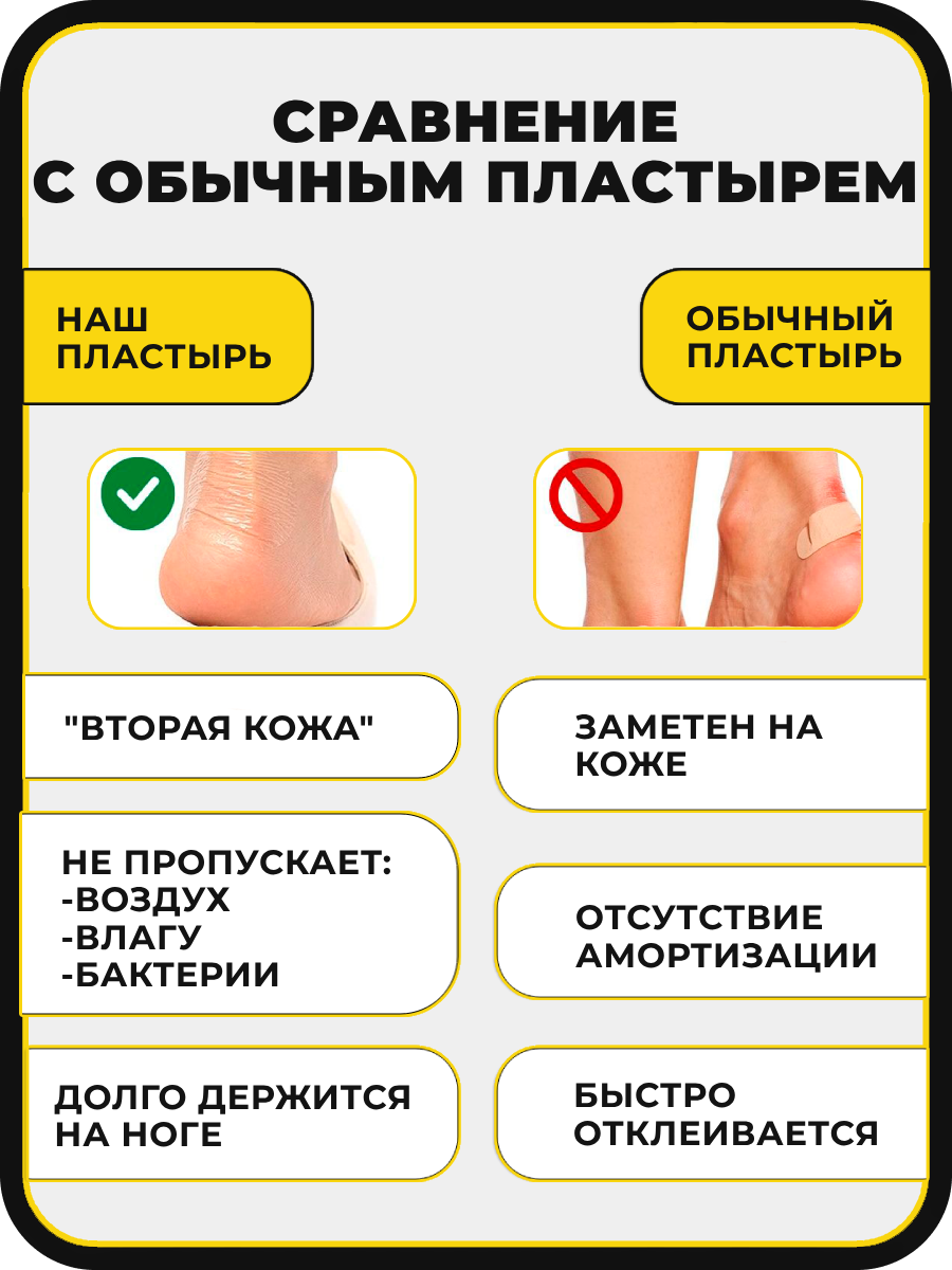 Изображение 60 шт. Пластырь от мозолей ЕКМ стик косметический водоотталкивающий анти мозольный, прозрачный