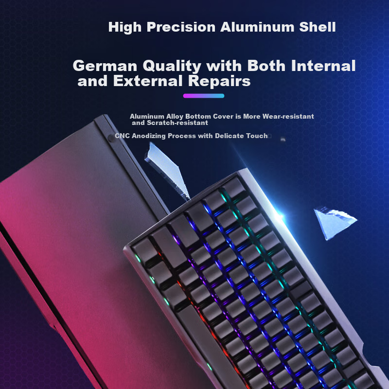 CHERRY MX3.0S TKL Mechanical Keyboard with RGB Lighting G80-3877HYAEU-9 Gaming Keyboard Wired Mechanical Keyboard Pink Red Switch