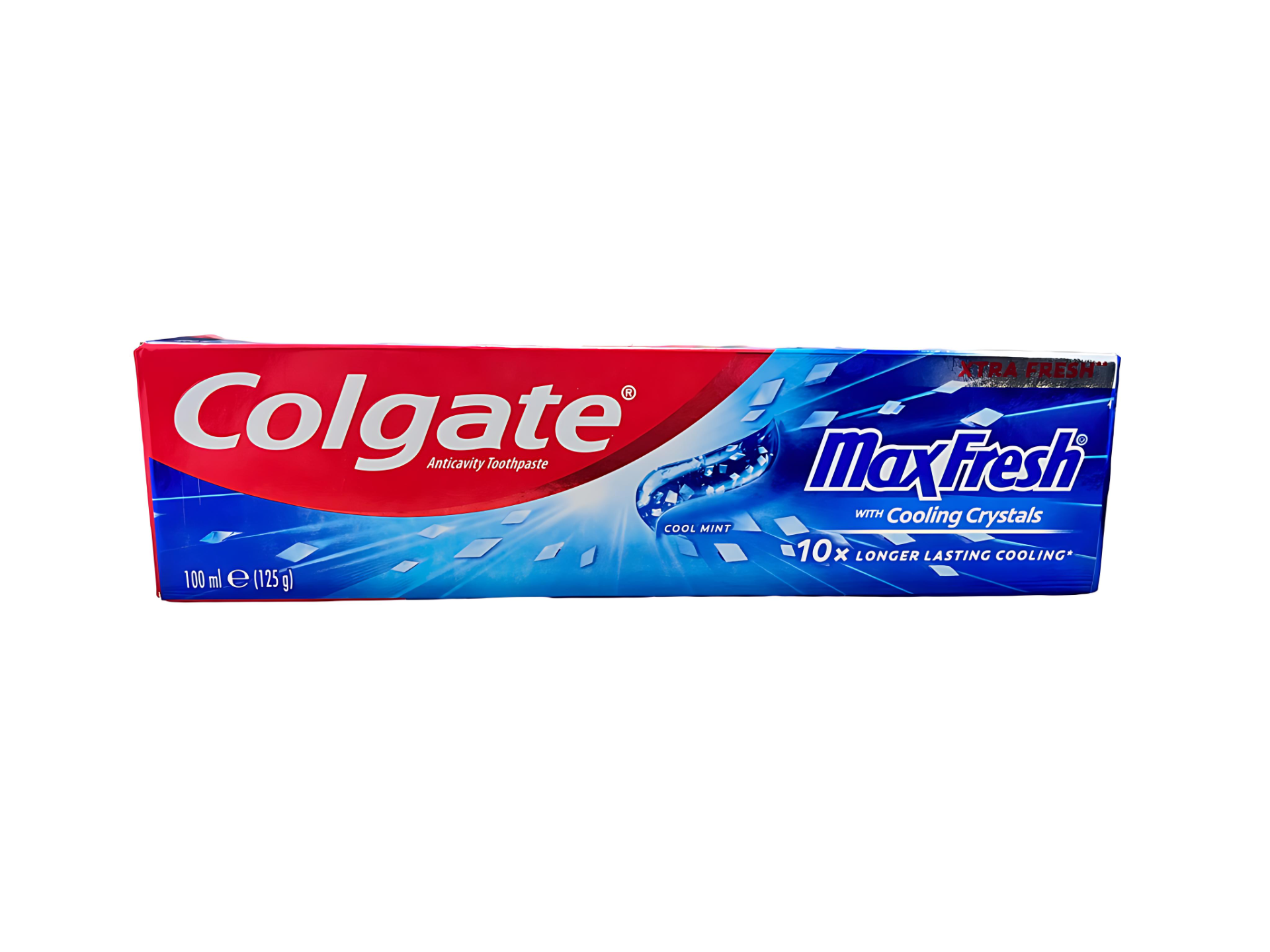 Зубная паста «Colgate» Max Fresh, 100 мл. отбеливающий, синий. — фото 1