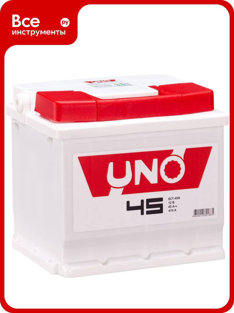 Аккумулятор UNO 6ст 45 N, 410 А CCA, 545103010