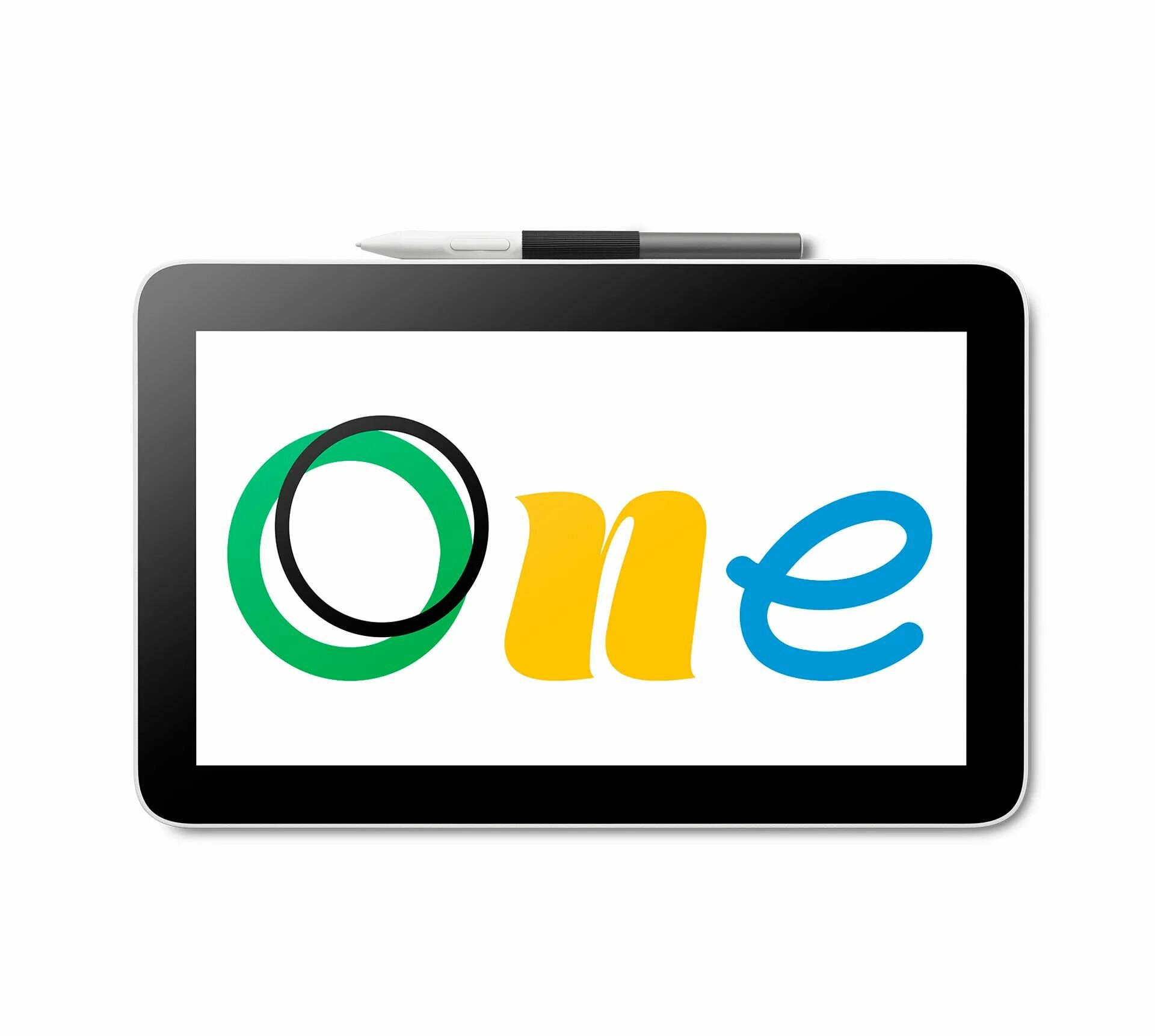 Графический интерактивный планшет Wacom One 12 белый (DTC121W0B)