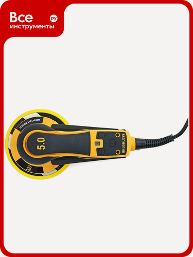 Изображение товара Шлифовальная ручная машинка SCHTAER 220V/50Hz, SCH-01-150-5.0, бесщеточный двигатель, антивибрационная система