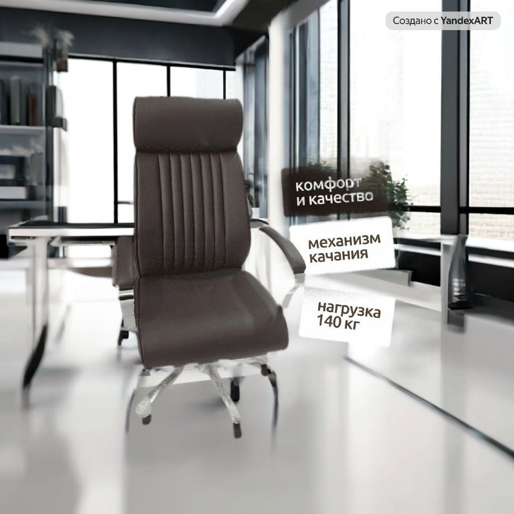 Офисное Кресло 2826 браун Офисное кресло 2826 браун - это удобное и функциональное решение для вашего рабочего места. — фото 1