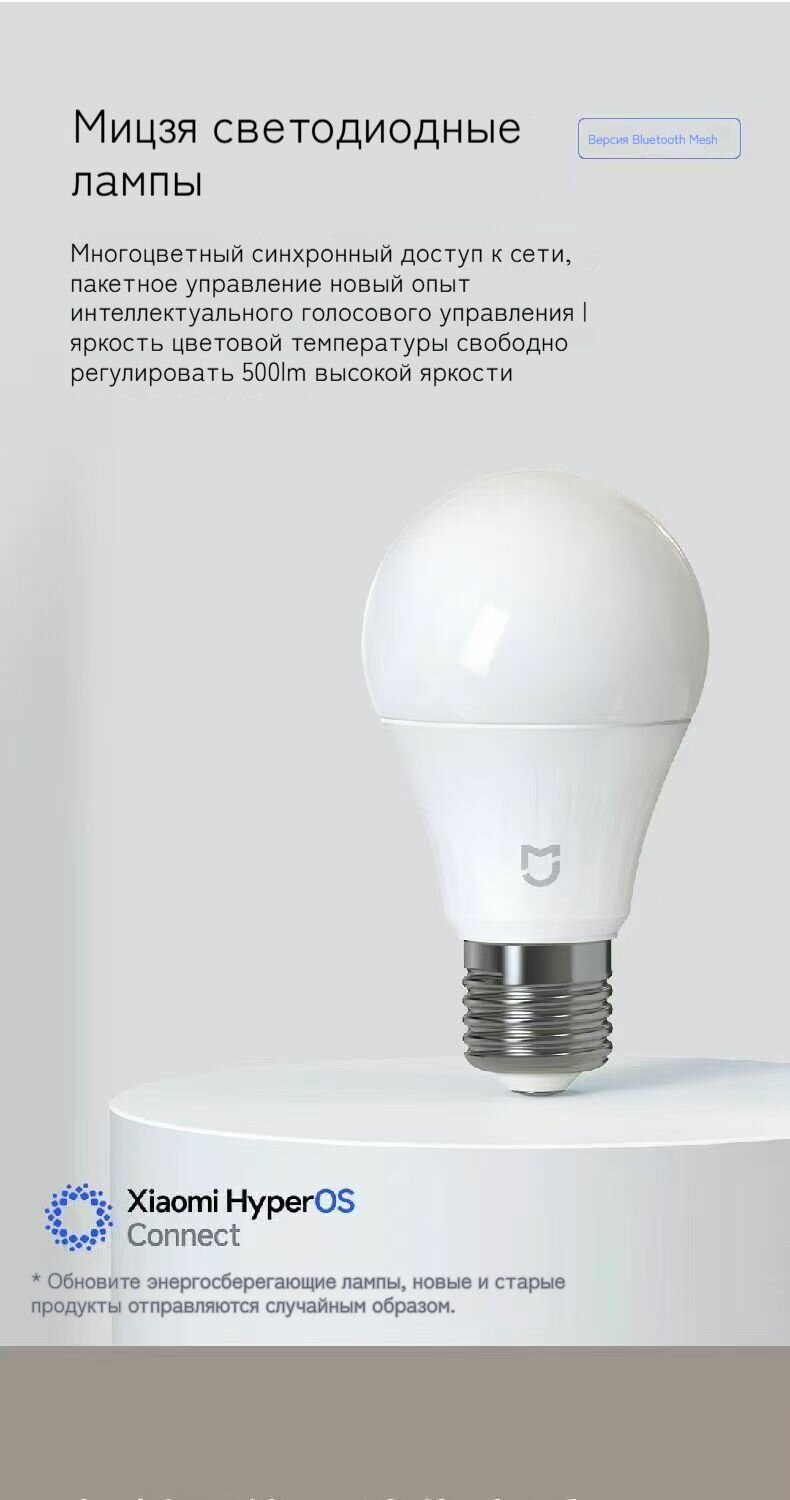 Картинки Светодиодная лампа Xiaomi Mijia Bluetooth Mesh Edition