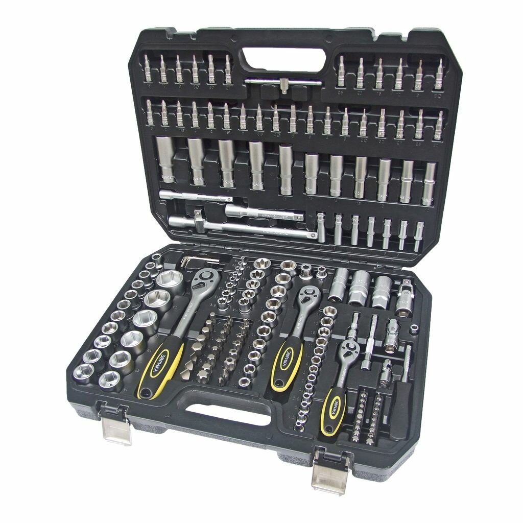 Набор головок торцевых и бит-головок 1/4