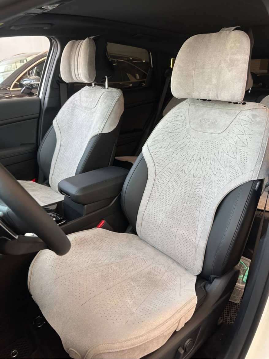 Чехол на сиденье автомобиля , для KIA, HAVAL, алькантара, универсальные.