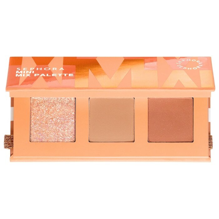 SEPHORA COLLECTION Mini Mix Eyeshadow Palette – мини-палетка теней для век (3 оттенка) - Peach Power