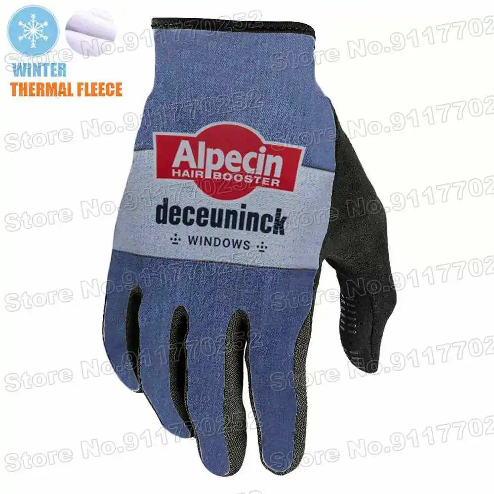 Велосипедные перчатки Alpecin Deceuninck  весна зима  гелевые велосипедные перчатки с полным пальцем  мужские дорожные велосипедные майки  MTB  мотоциклетные варежки  M  Мужской