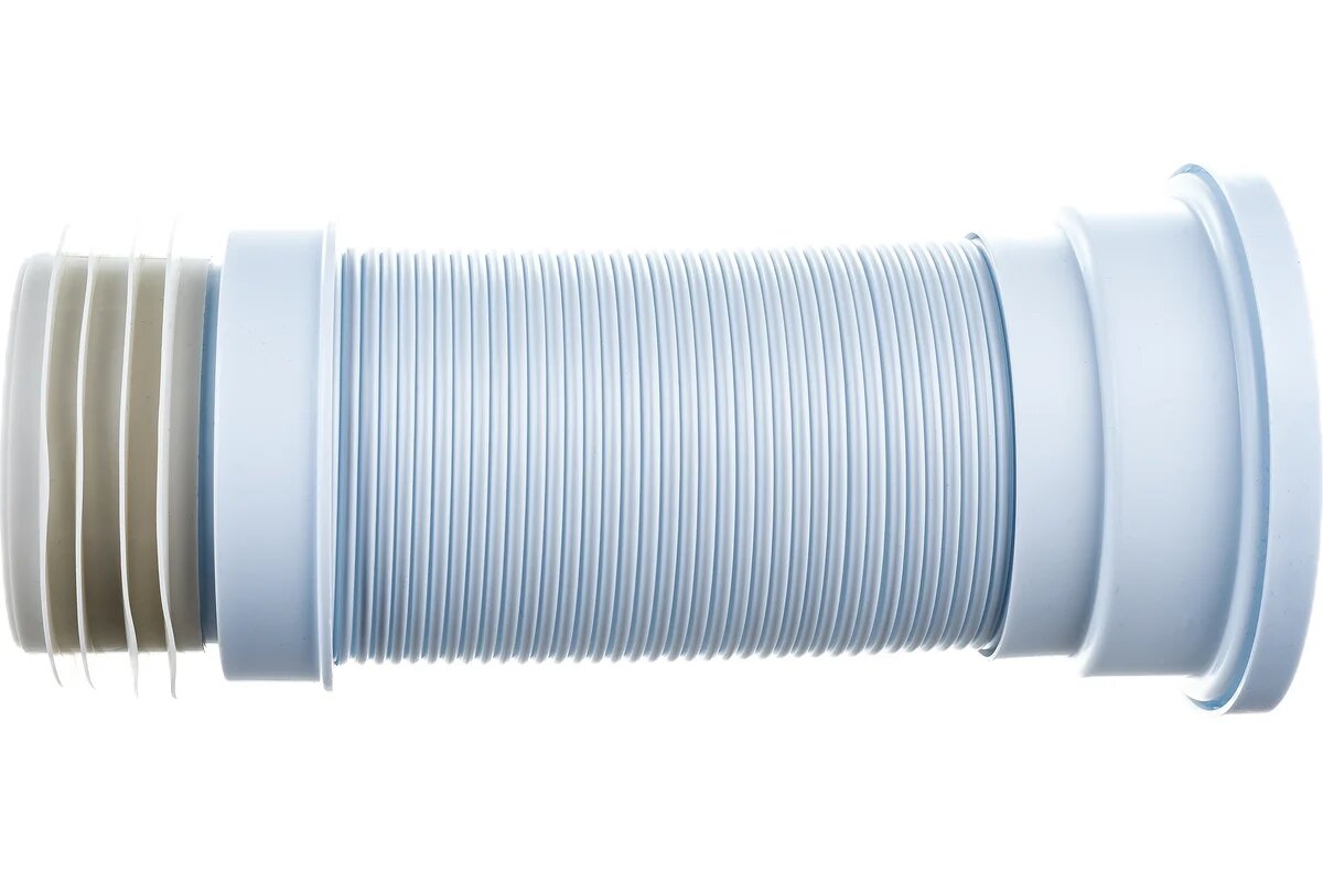 Слив для унитаза гофрированный VIRPlast армированный 290-640 мм