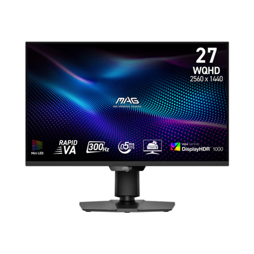фото Монитор 27" mag 274qpf x30mv black (rapid va, 2560x1440, hdmi+hdmi+dp, 0.5 ms, 178°/178°, 300 cd/m, 5000:1, 300hz, pivot) msi