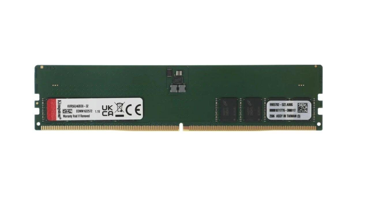 Kingston DDR5 32Gb (2x16Gb) 5600MHz pc-44800 Cl46, 1.1V