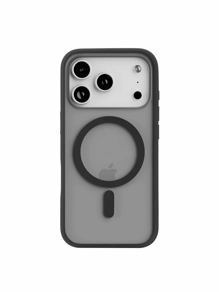 Чехол на iPhone 17 Pro uBear Cloud Mag Case, магнитный, цвет: черный — фото 1