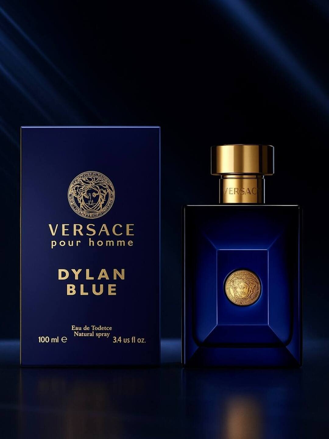 Парфюмированная вода для мужчин Versace Pour Homme Dylan Blue 100 мл, италия
