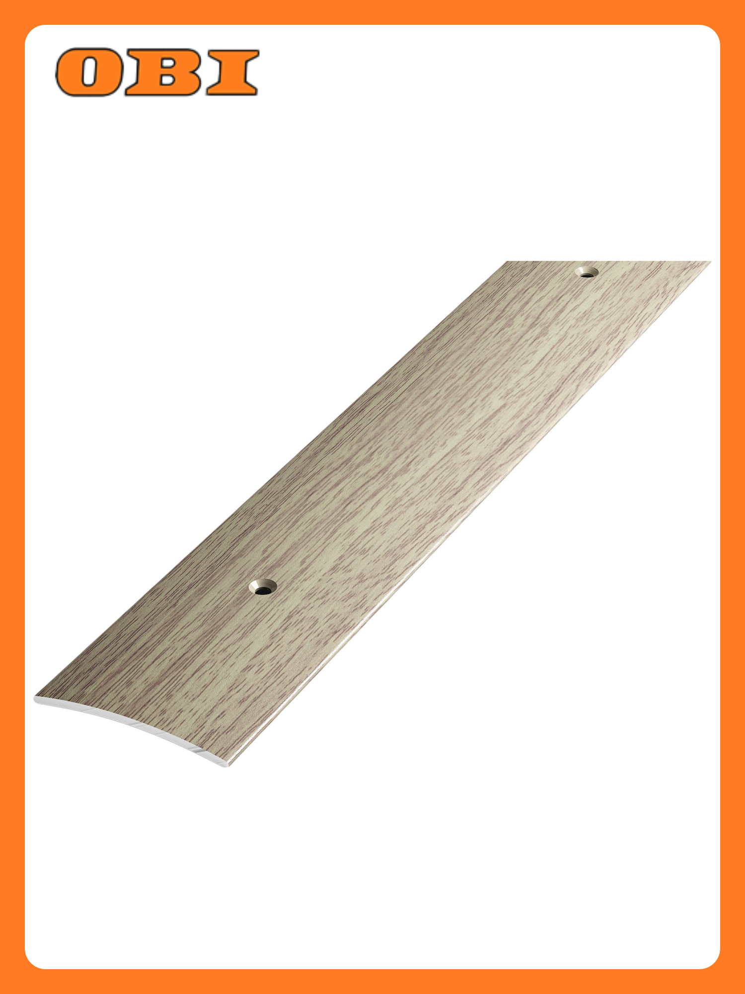 Порог одноуровневый лука ПС 04 1800.087 дуб беленый 1800х445 мм