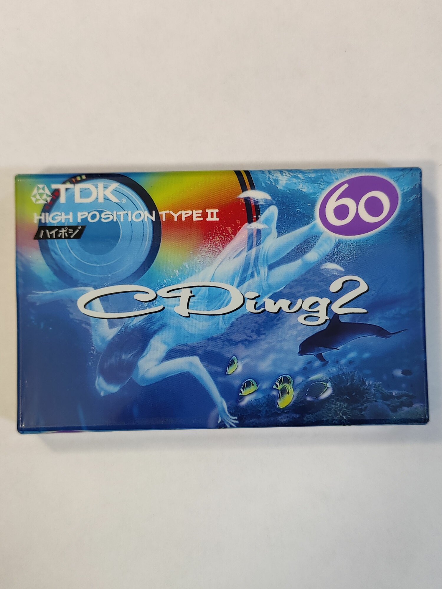 Аудиокассета запечатанная TDK CDing2 60 (CrO2)