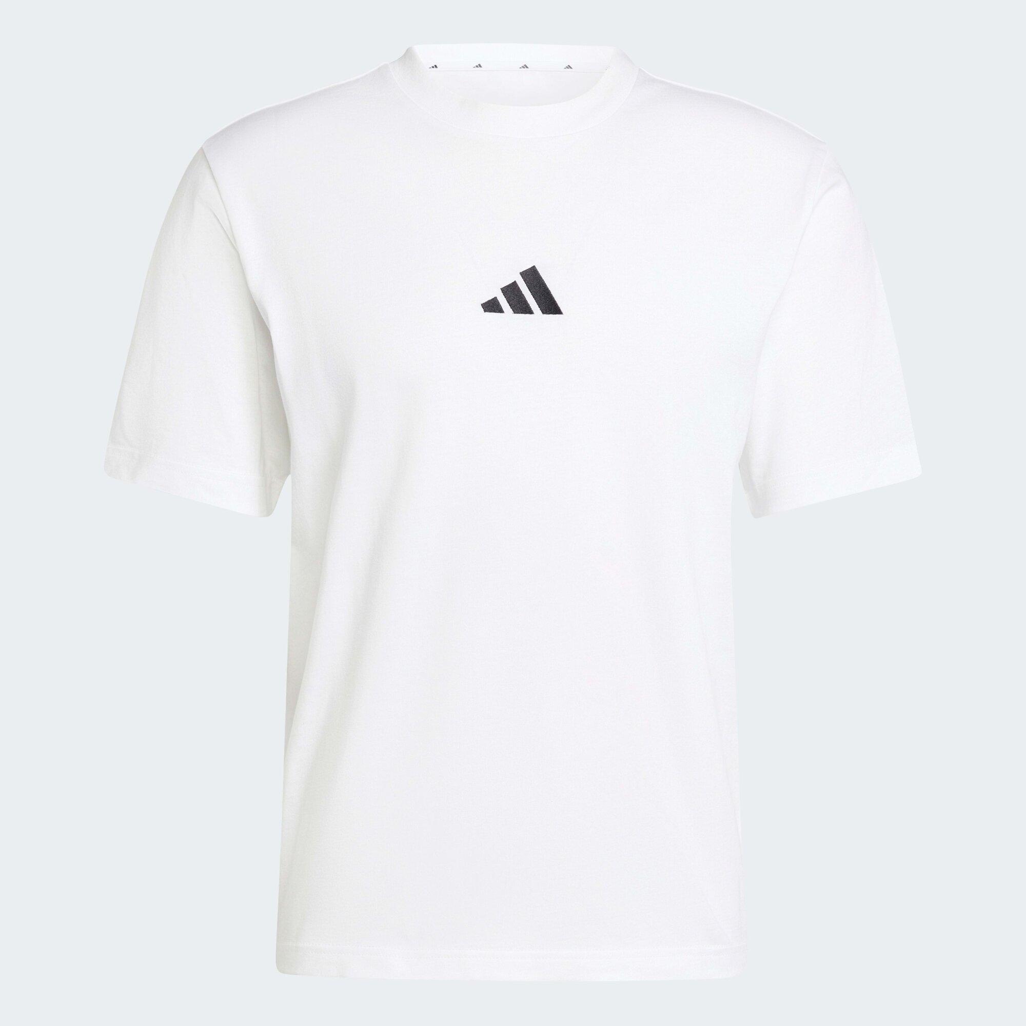 Футболка adidas Essentials Small Logo, размер S INT, белый/черный — фото 1