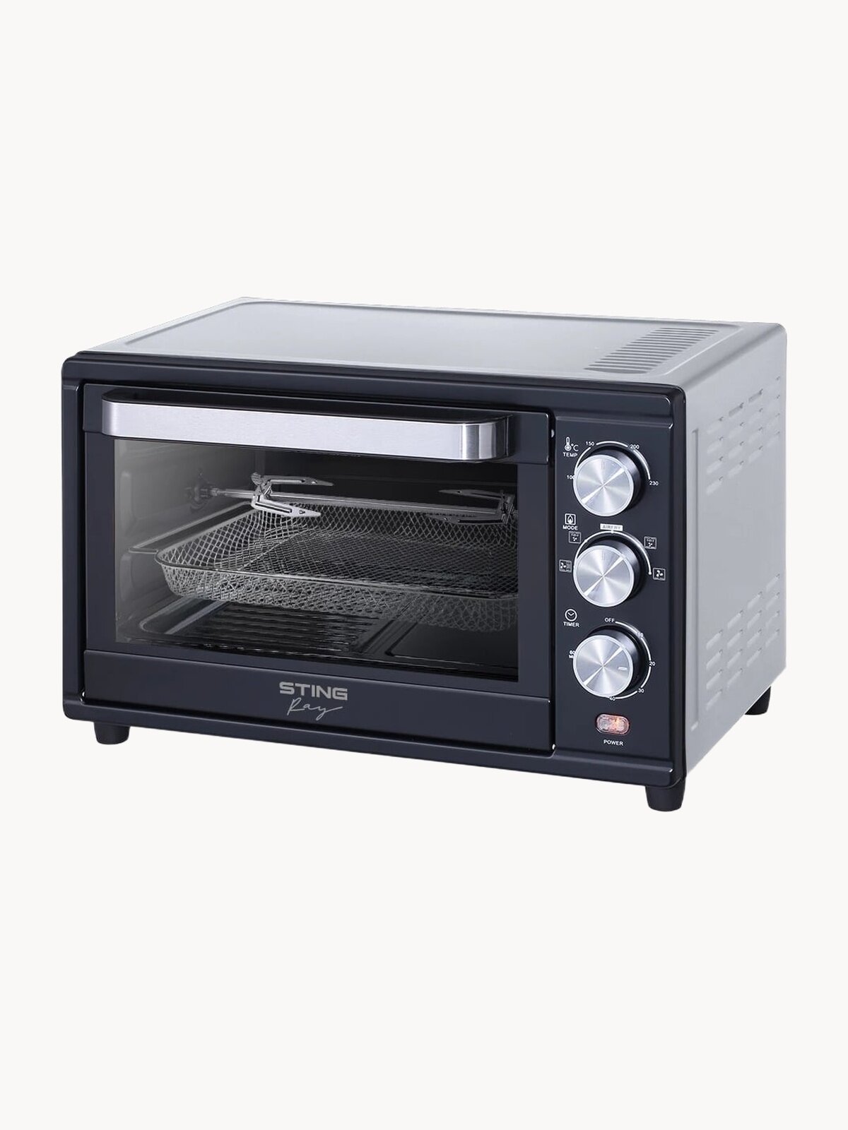 Аэрогриль-духовку STINGRAY ST-EO112A, 32л, 2500 Вт, антипригарное покрытие