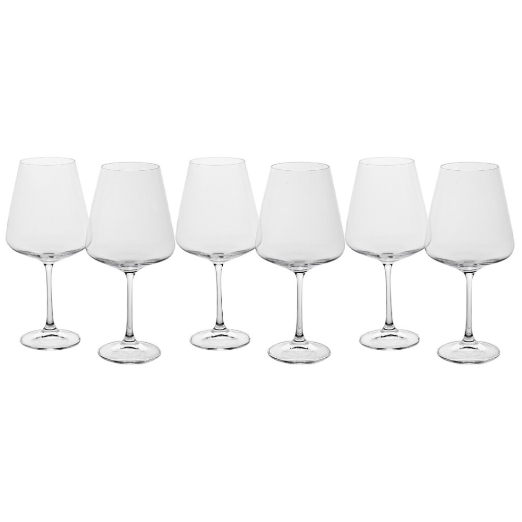 Бокалы для вина Bohemia Crystal Corvus 6 шт 570 мл Crystalite Bohemia - фото №7
