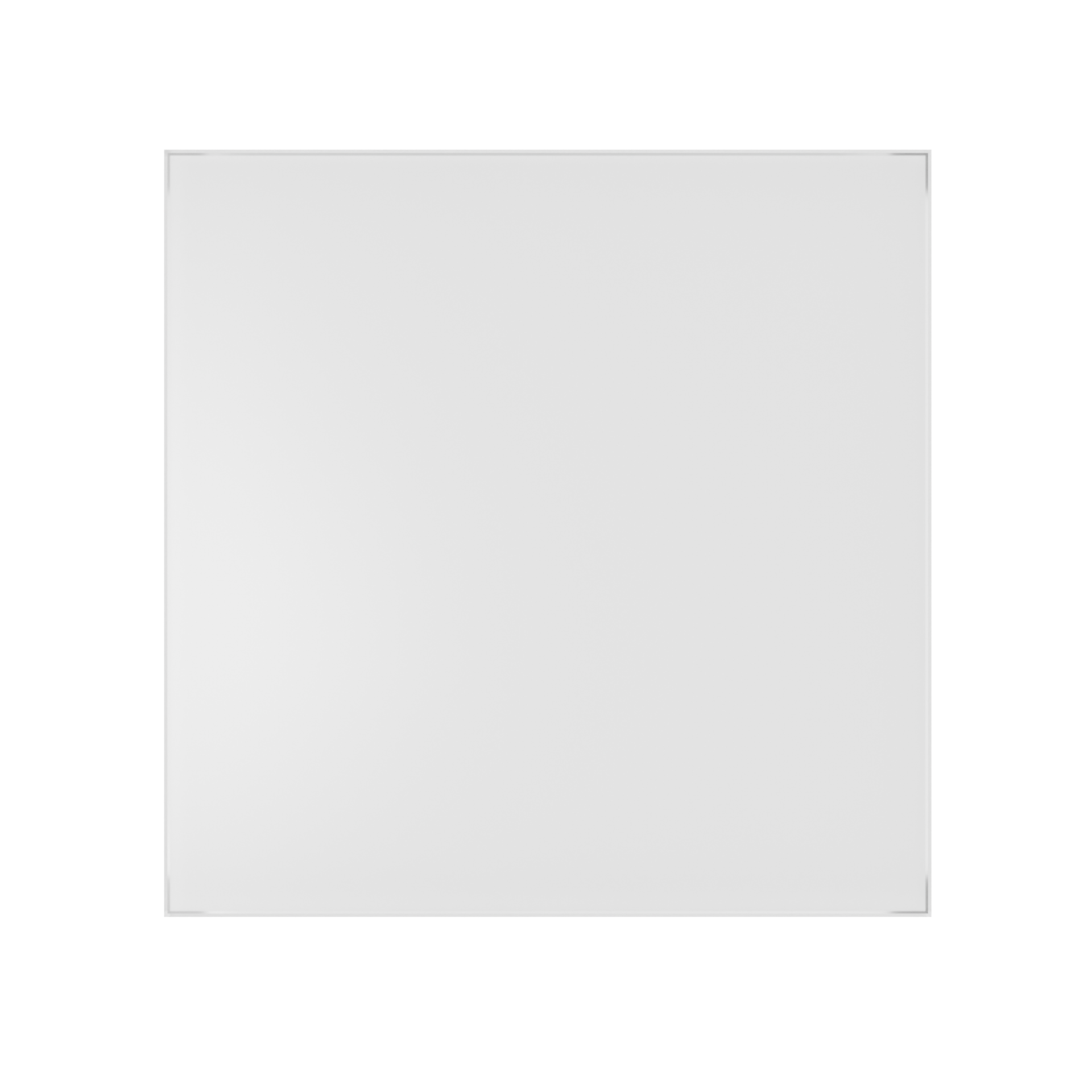 Панель AEON D100/125 179х179 стекло матовое Pure White белоснежное DICITI