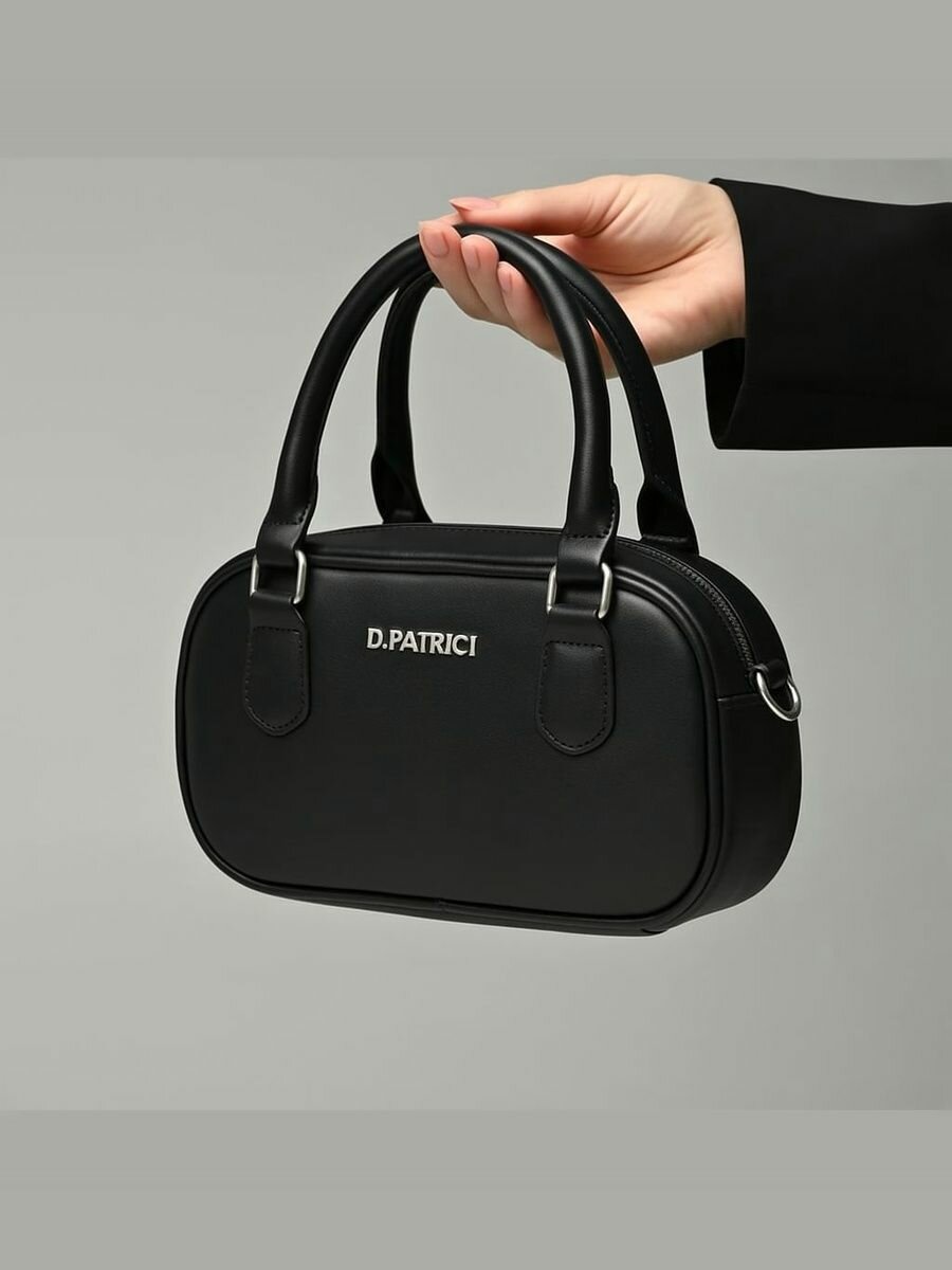 Сумка тоут Daniele Patrici, черный 5 — фото 1