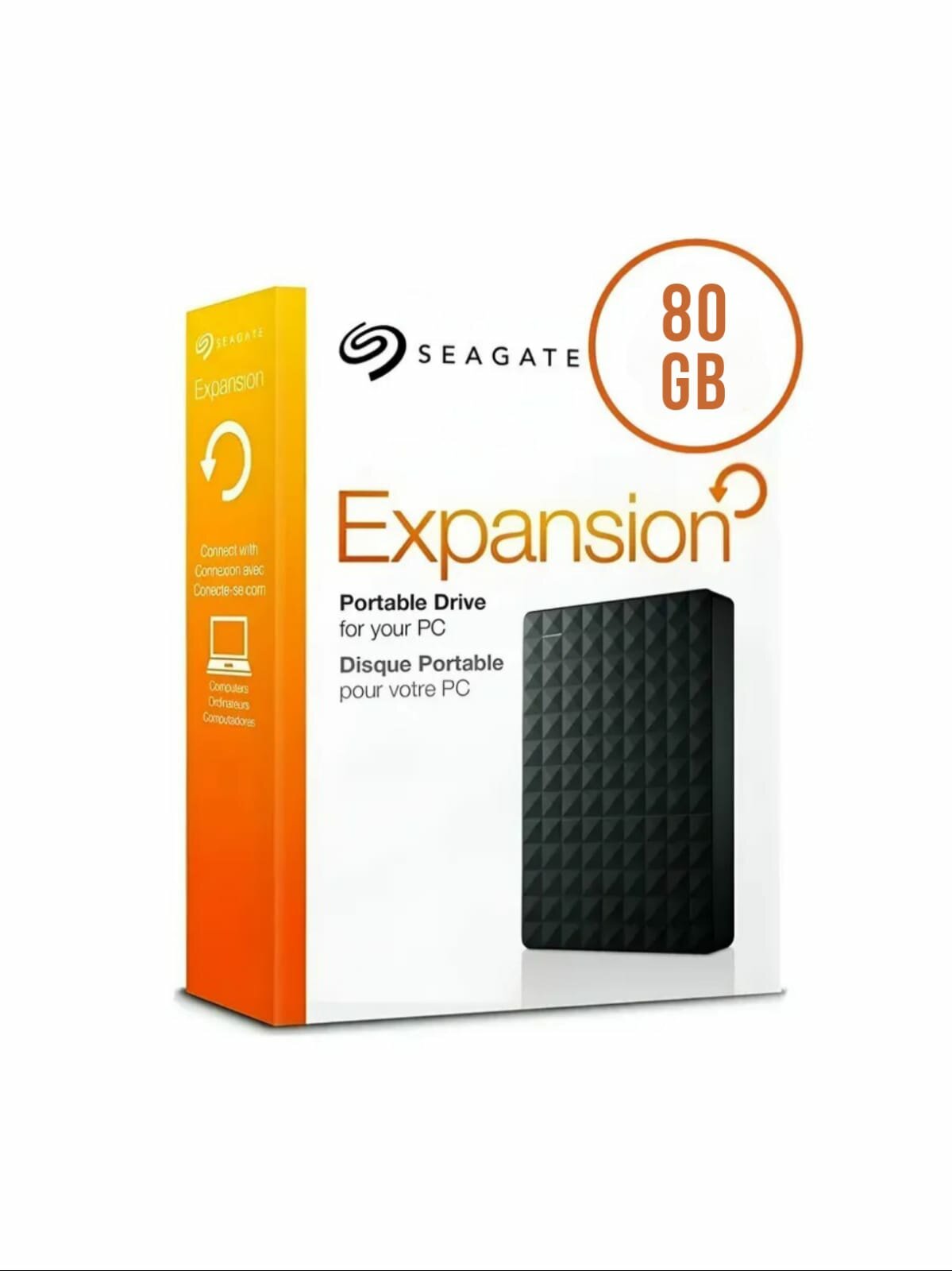 Внешний жесткий диск HDD Seagate Expansion Portable Drive STEA, USB 3.0, 80 gb