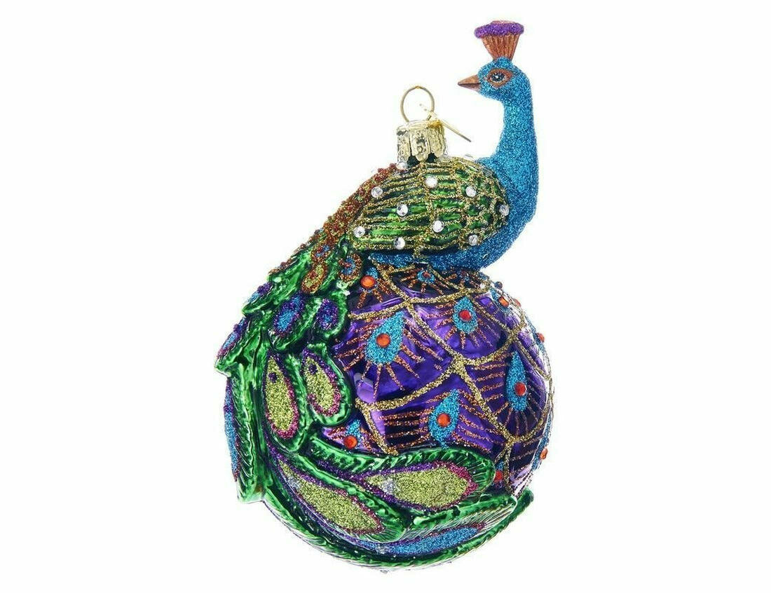 Ёлочная игрушка, стекло, 13 см, Kurts Adler