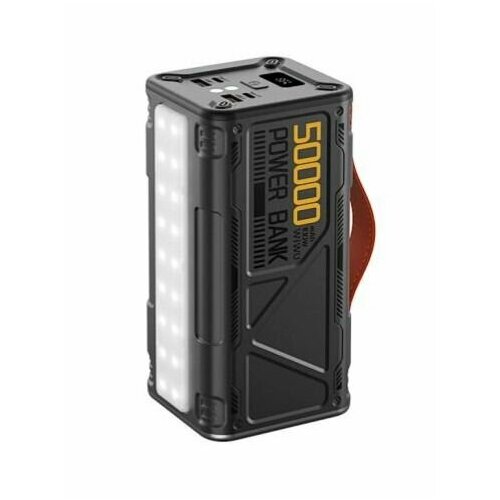Внешний аккумулятор WIWU Armor Power Bank 50000 mAh, 100W, PD+QC+Fast Charger, черный
