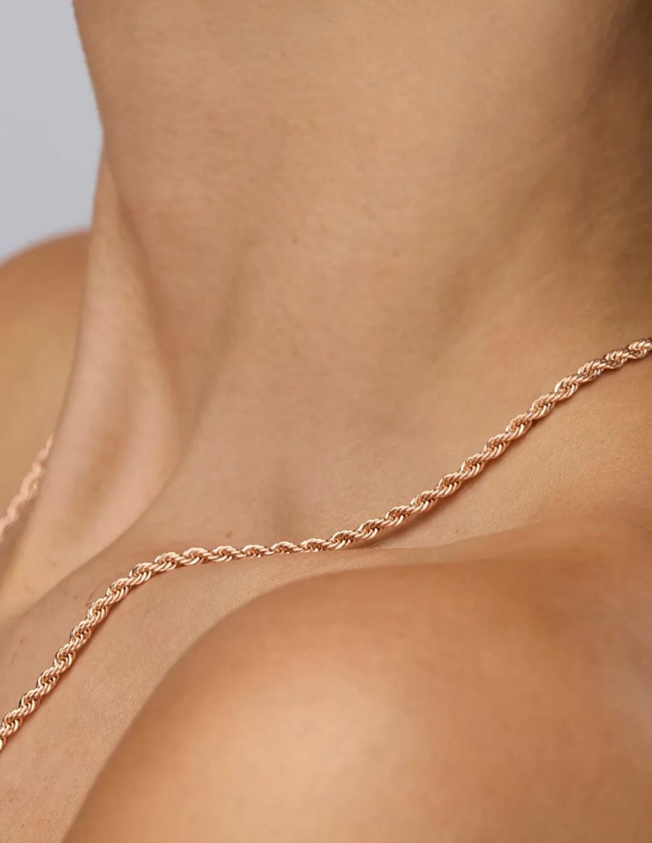 Цепь SOKOLLAIK, 1 шт., длина 60 см, розовое золото — фото 1