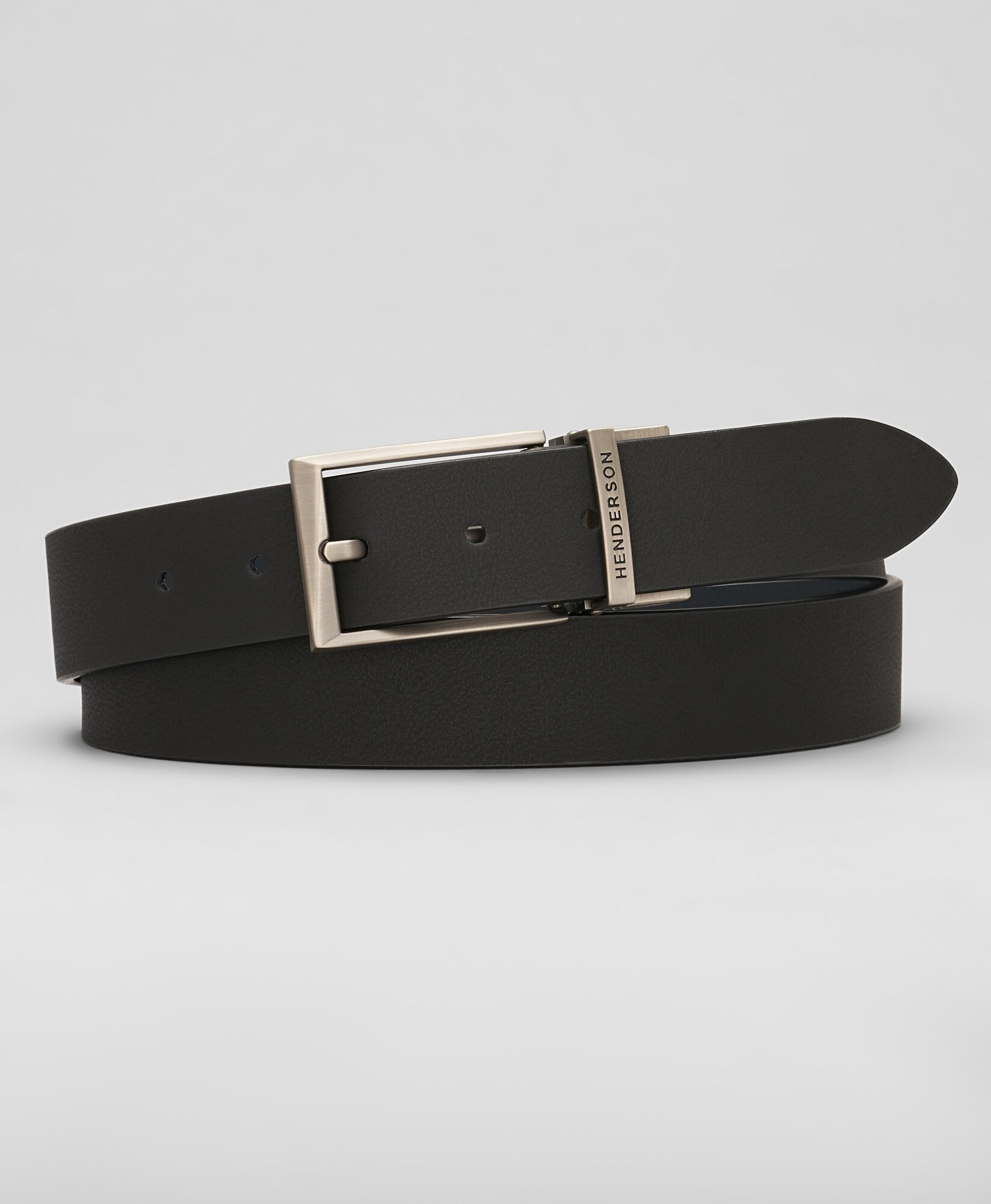 Ремень HENDERSON для мужчин, размер 115, сине-черный — фото 1