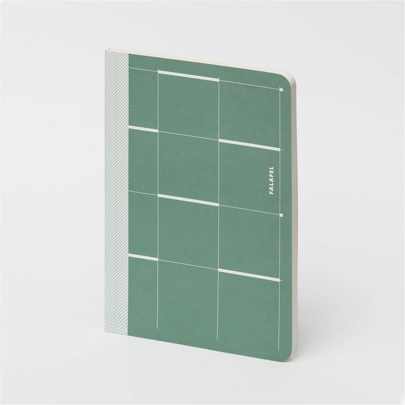 Еженедельник-планер недатированный Falafel Squares A5, 112 страниц, 55 недель, цели, задачи и трекеры