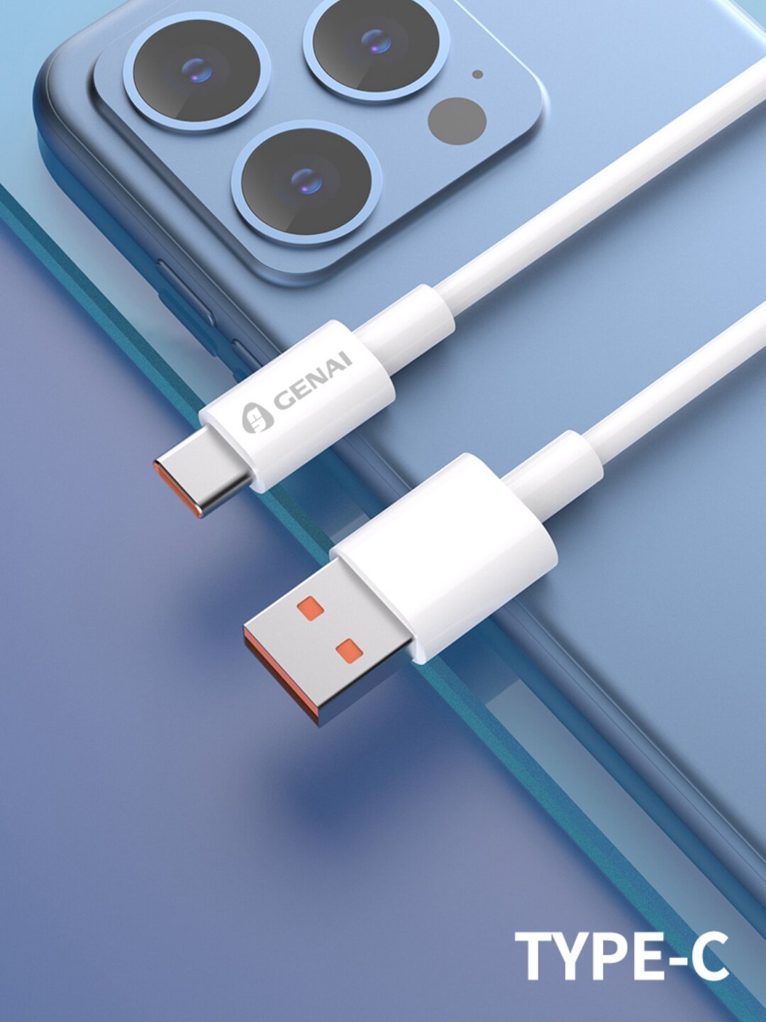 GL-Q40 кабель Type-C быстрая зарядка 3A прочная оплетка