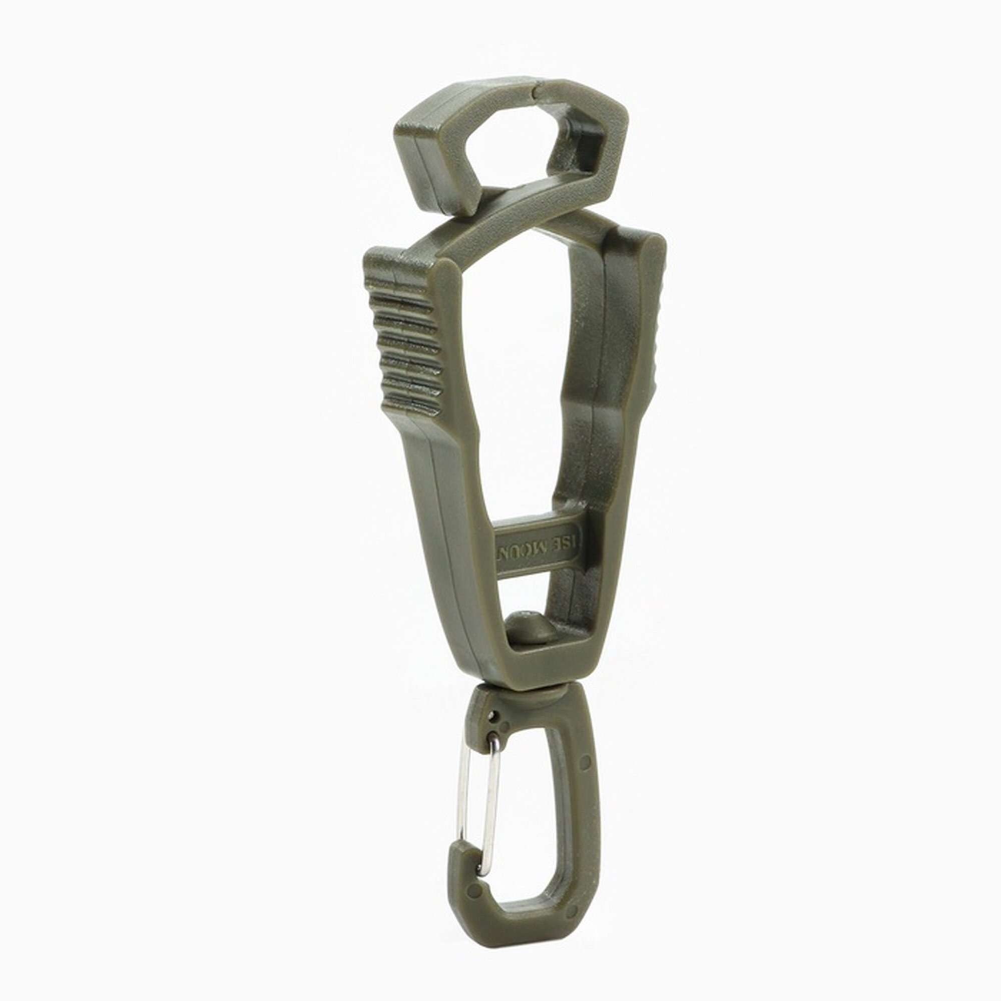 Карабин Сима-ленд туристический овальный пластик защелка с муфтой 105 см