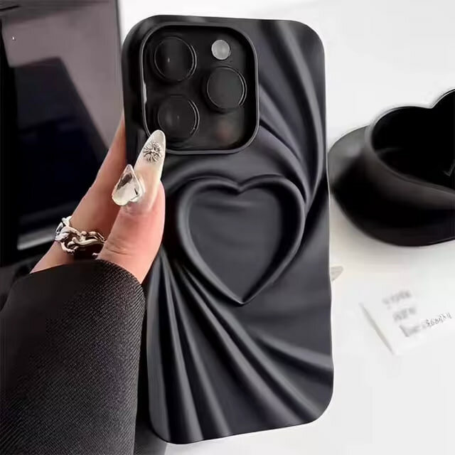 Силиконовый романтичный чехол с сердцем для телефона IPhone 11 айфон
