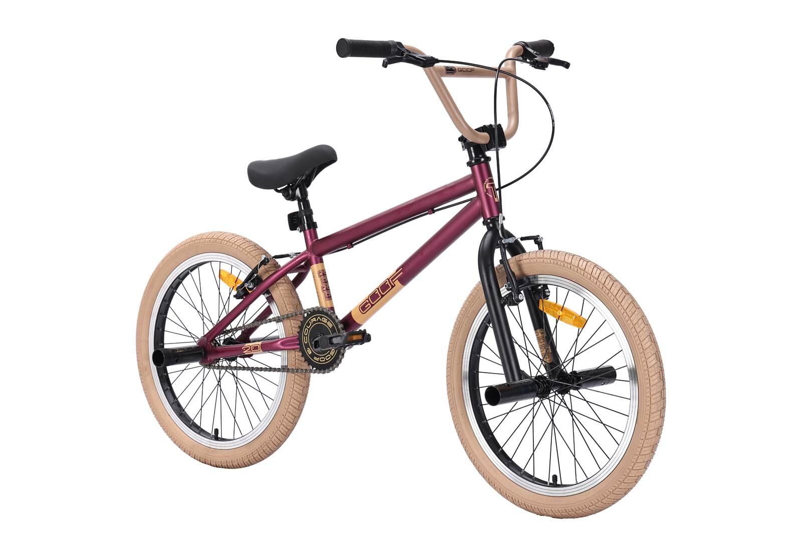 Велосипед BMX Tech Team Goof бордовый 187