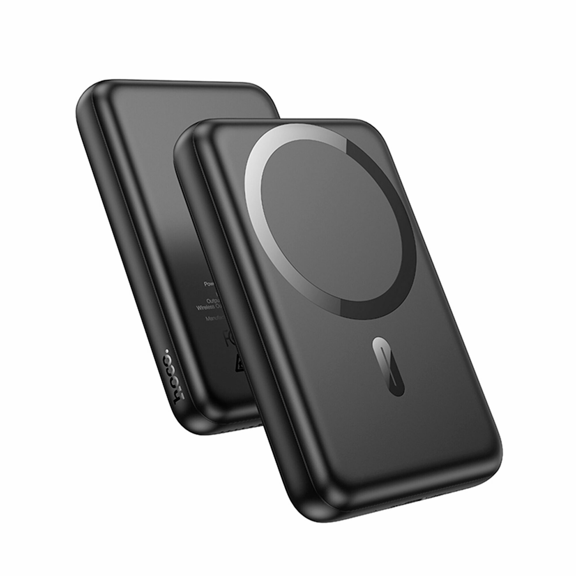 Магнитный портативный аккумулятор Hoco J141 10000 мАч, быстрая зарядка, MagicSafe, черный