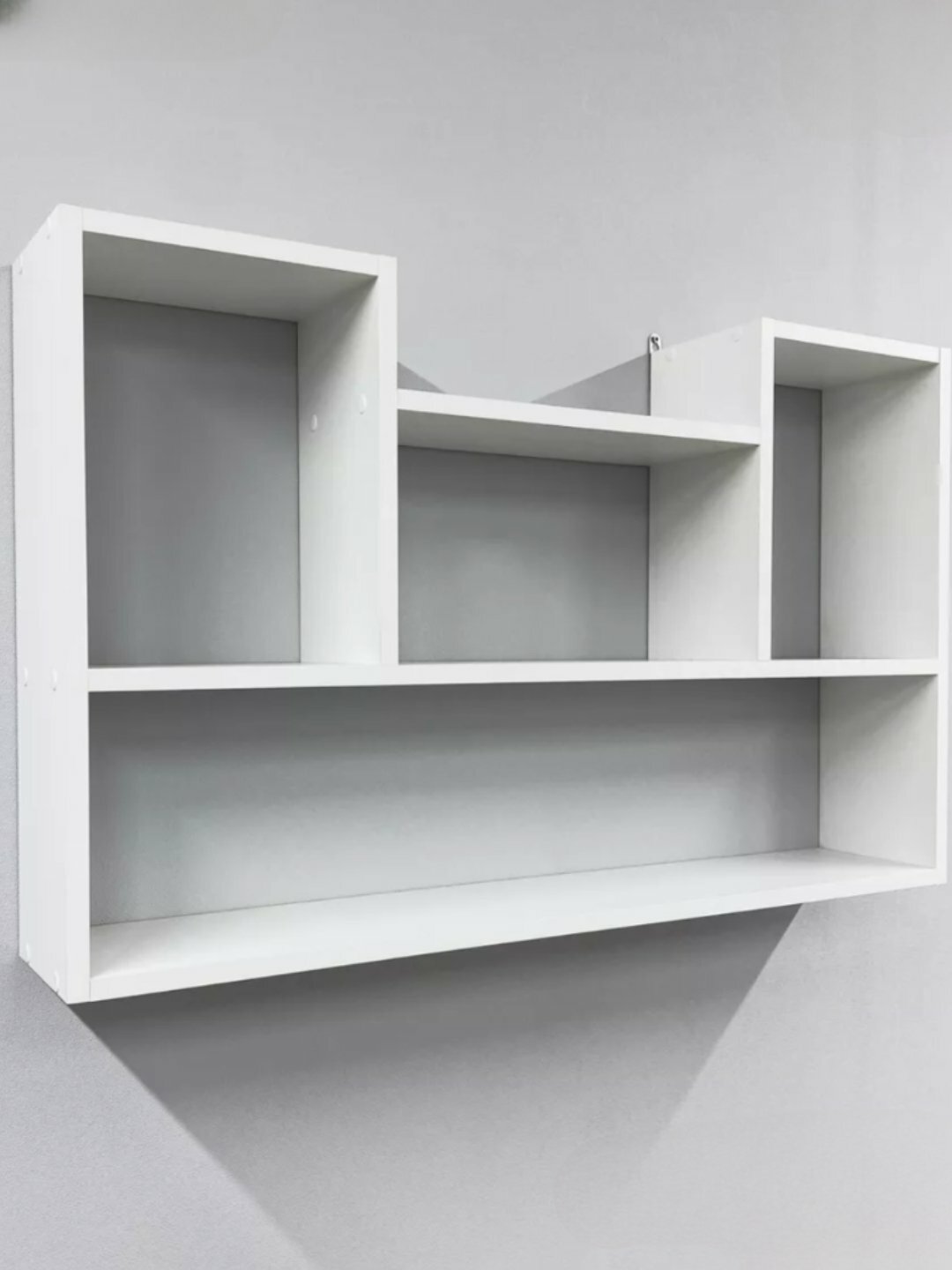 Многофункциональная полка-органайзер «Белый Куб» – стильное решение для хранения и декора — фото 1