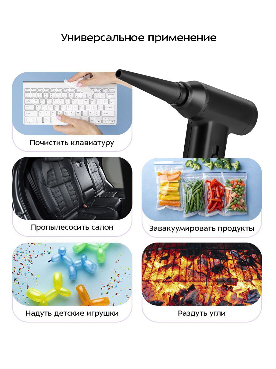 Воздуходувка "2 в 1" Kitfort КТ-4317 — фото 1