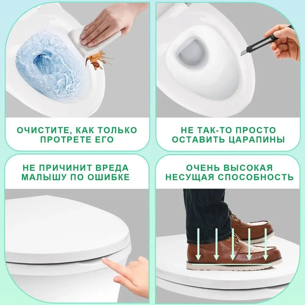 Изображение Сиденье для унитаза, семейное универсальная, детское и взрослое 2B1, Съемный Сиденье для унитаза, U-образный