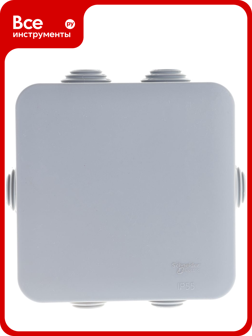 Распределительная коробка Systeme Electric ОП 85x85x40 IP55 SchE IMT35092