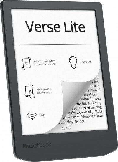 Электронная книга PocketBook 619 Verse Lite, Midnight Grey, PB619-T-CIS — фото 1