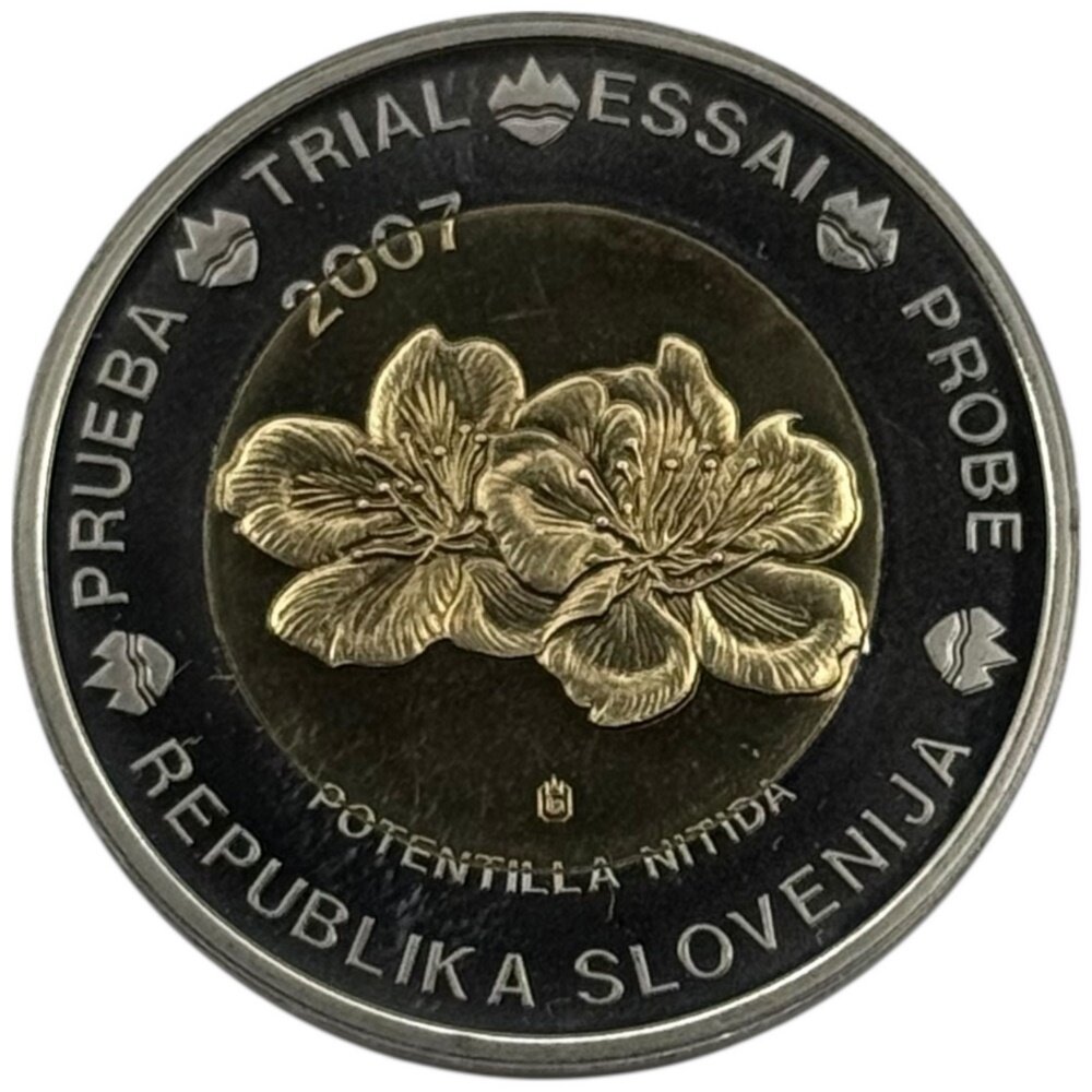 Словения 2 евро 2007 г. Specimen (Проба)