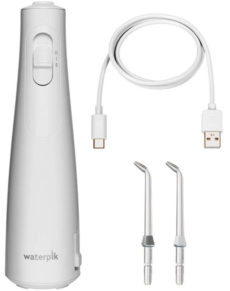 Ирригаторы Ирригатор портативный Waterpik WF-21EU Cordless Enhance, белый.